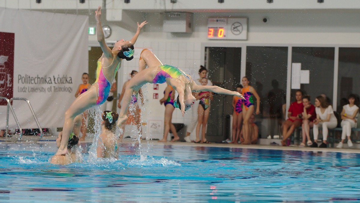 MP pływanie synchroniczne 2019 Zatoka Sportu PŁ