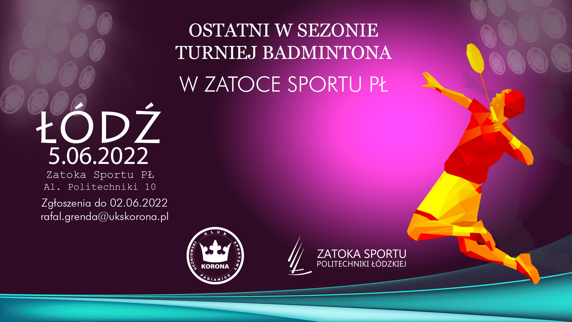 badminton turniej zatoka sportu pł